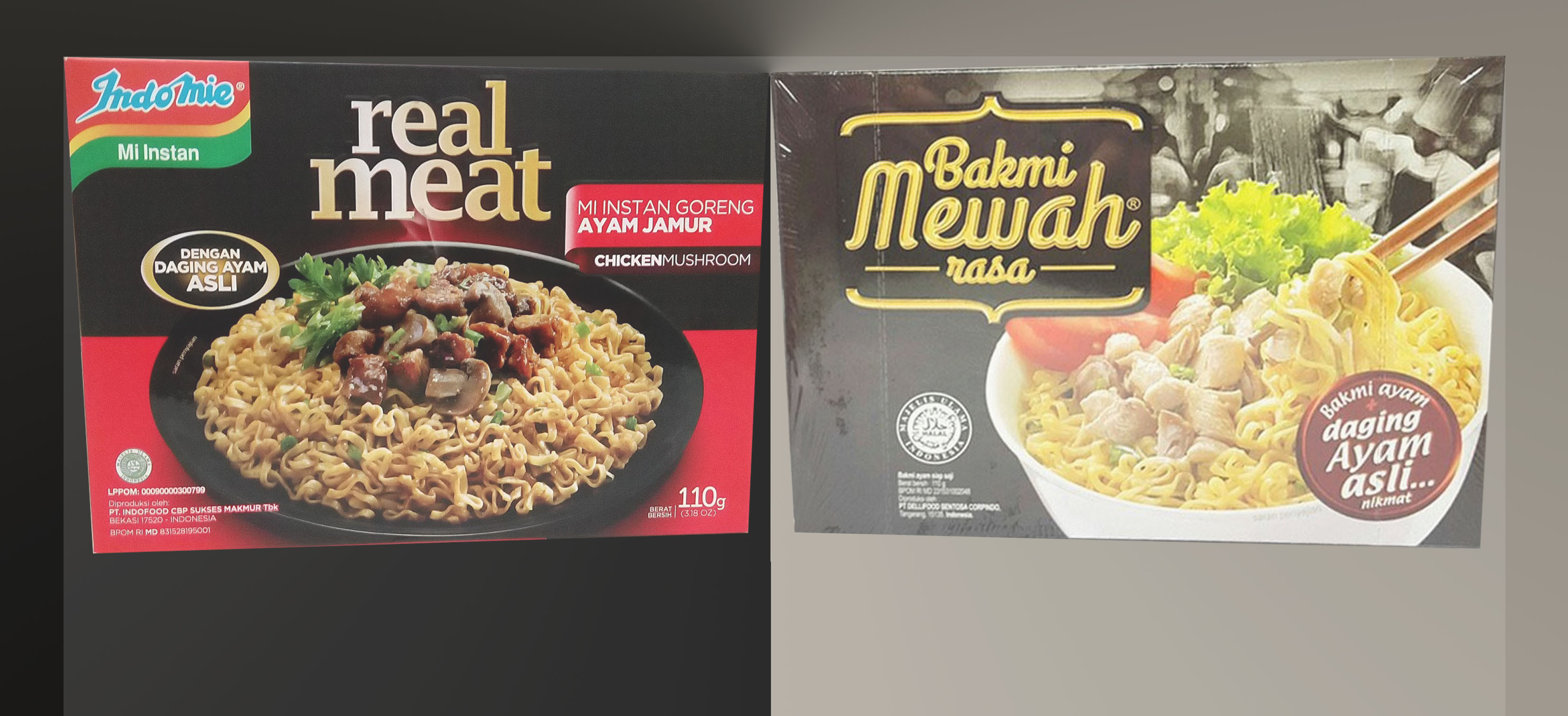 Indomie Real Meat VS Bakmi Mewah, Siapa Pemenangnya?