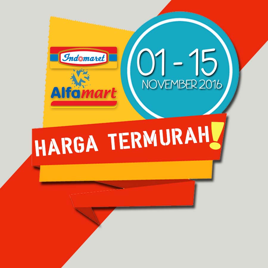 Harga Termurah Promo Alfamart vs Indomaret 1-15 November 2016